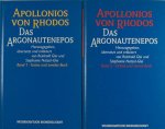 Apollonios van Rhodos. - Das Argonautenepos. Band 1. Erstes und zweites Buch. Band 2. Drittes und viertes Buch.