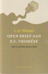 Wiener, L.H. - Open brief aan P.F. Thomèse [Wel en wee door de jaren heen]