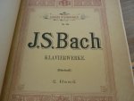 Bach; J. S. (1685-1750) - Klavierwerke; Band II / Band III; Krititsche Ausgabe mit Fingersatz und Vortragsbezeichnungen versehen von Dr. Hans Bischoff (Berlin, Mai 1881); Originele uitgave uit 1881/82