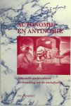 Jan Hoogland - Autonomie en antinomie Adorno's ambivalente verhouding tot de metafysica