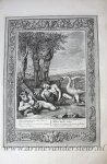 Bernard Picart (1673-1733) - [Antique print, etching and engraving, 1733] Cygnus changé en cigne... (Cygnus transformed to a swan...), published 1733, 1 p.