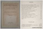 KONOW, STEN (ed.), - Acta Orientalia ediderunt societates orientales Batava, Danica, Norvegica. Vol. II. KONOW, STEN (ed.), - Acta Orientalia ediderunt societates orientales Batava, Danica, Norvegica. Vol. II.