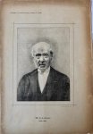 Braakensiek, Johan (1858-1940) - [Original lithograph/lithografie by Johan Braakensiek] Mr. E. J. Asser, 1832-1892, 1 Mei 1892, 1 pp.