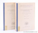 Salonen, Armas. - Die Hausgeräte der Alten Mesopotamier nach sumerisch-akkadischen Quellen. Eine lexikalische und kulturgeschichtliche Untersuchung. Teil I. & Teil II: Gefässe [ 2 volumes, complete ].