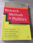 Burnham, Peter - Research Methods in Politics
