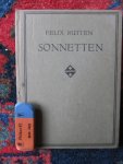 Rutten, Felix - SONNETTEN