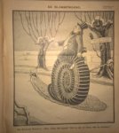 [Polak, Eliazer/Eduard] (hoofdredactie) & Albert Hahn [jr.]/Leendert Jordaan e.a. (beeld) - De Notenkraker, [Politiek-Satiriek Weekblad], Zondagsblad van Het Volk - Dagblad van de Arbeiderspartij. Jaargang 13, (1919)