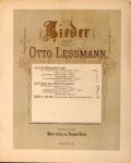 Lessmann, Otto: - Drei Nachtigallen-Lieder. Op. 21. No. 2: Die blauen Frühlingsaugen (As dur)