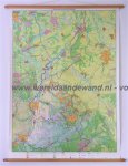 - Schoolkaart / wandkaart van Midden- en Zuid-Limburg
