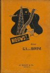 Bovene, G.A. - Nieuws! Een Boek over Pers, Film en Radio.