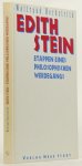 STEIN, E., HERBSTRITH, W. - Edith Stein. Etappen eines philosophischen Werdegangs.
