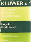 Schuurmans Stekhoven, Ing. G. - Kluwer`s Universeel technisch woordenboek Engels - Nederlands