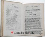 Estella, [Stella] Diego de, [Didakus] - De Versmaading der Wereltsche Ydelheden. Begrepen in drie Deelen. In 't Nederduyts vertaalt deur E. v. H. [E. v. H. is Everhardus van der Hooght.]. De Derde Druk, Van nieuws overgezien, en met het Spaans Exemplaar vergeleeken. En met schoone K...