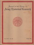  - Journal of the Society for Army Historical Research (46 Vols., 1948-1960)
