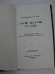 Dupré, Louis - Metaphysics and Culture.