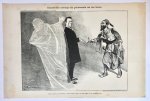 Braakensiek, Johan (1858-1940) - [Original lithograph/lithografie by Johan Braakensiek] Chamberlain ontvangt den gelukwensch van den Sultan, 11 Maart 1900, 1 pp.