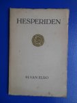 Elro, H. van (pseudoniem van R. Houwink) - Hesperiden