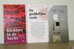 Diverse auteurs - De goddelijke vonk, gesprekken met dichters uit het NPS-radioprogramma Kunststof (3CD luisterboek) + Dichters in de nacht, 25ste nacht van de poëzie (2 CD luisterboek) + De zomers van Watou (1 CD luisterboek)