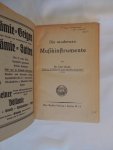 Sachs Curt - Die modernen Musikinstrumente - Max Hesses Handbücher 68