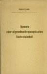H. Leiste. - Elemente einer allgemeinanthroposophischen Hochschularbeit. H. Leiste. - Elemente einer allgemeinanthroposophischen Hochschularbeit.
