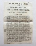  - Pamphlet regarding Historical medals and Walcheren, 1660 (pamflet historiepenningen en Walcheren).