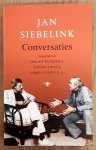 SIEBELINK, JAN. - Conversaties. In gesprek met Milan Kundera, Julien Gracq, James Purdy e.a.
