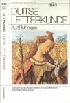 Rothmann, Kurt .. Vertaald door Marjorie Rieu-Kochmann, - Duitse letterkunde .. Overzicht van de Duitse leteratuur en haar Historische ontwikkeling. Met register.