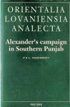 Pierre Herman Leonard Eggermont - Alexander's Campaign in Southern Punjab
