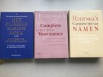 Huizinga, A. - Ten Houte de Lange, C.E.G. - De Jong, A.D. - Drie boeken over familie- en voornamen