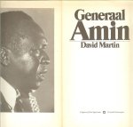 Martin, David .. met  zwart  wit foto's vertaald door Jan Noordermeer - Generaal Amin