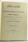Flugel, Gustavus. - Concordantiae Corani Arabicae ad literarum ordinem et verborum radices. Editio Stereotypa.