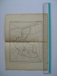 - Oudtijds grensgekleurde lithografie van Gemeente BAFLO, Groningen 1866 - Oudtijds grensgekleurde lithografie van Gemeente BAFLO, Groningen 1866