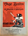 Drigo, Richard: - Valse boston tirée du ballet Les millions d`Arléquin de RIchard Drigo. Arr. par Th. Lumbye. Pour piano