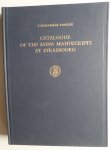 Tripathi, Chandrabhal - Catalogue of the Jaina Manuscripts at Strasbourg. Serie Indologia Berolinensis Band 4