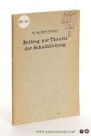 Husmann, Alfred. - Beitrag zur Theorie der Schachtlotung.