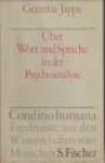 JAPPE, GEMMA - Über Wort und Sprache in der Psychoanalyse