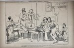 Braakensiek, Johan (1858-1940) - [Original lithograph/lithografie by Johan Braakensiek] Dubbel-bedeeld, misdeeld en bedreigd, 15 april 1894, 1 pp.
