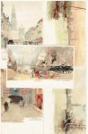 CASSIERS, Henri - Henri Cassiers (1858-1944) - Original Postcard - 5 x Anvers - La Rade - l'Escaut - l'Ancienne Boucherie - La Cathédrale - Les Bassins