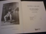 Carcassi; Matteo (1792 – 1853) - 25 Etudes melodiques Progressives - Opus 60 / for the Guitar / Met CD Carcassi; Matteo (1792 – 1853) - 25 Etudes melodiques Progressives - Opus 60 / for the Guitar / Met CD