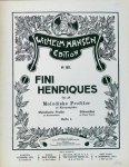 Henriques, Fini: - Melodiske profiler. 20 klaverstykker. Hefte I