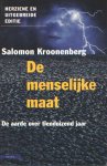 Kroonenberg, Salomon - De menselijke maat Kroonenberg, Salomon - De menselijke maat