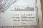 Herm. Berghaus - Kaart - Das Capland - Nebst den Süd-Afrikanischen Freistaaten und dem Gebiet der Kaffern & Hottentotten  (Zuid-Afrika) - 1865