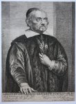 Jan Meyssens (1613-1670), after Jan Lievens (1607-1674) - [Antique portrait print, engraving] Daniel Heinsius, published ca. 1650.