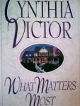 victor, cynthia - what matters most