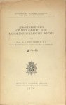 Mierlo, J. van. - Sprokkelingen op het gebied der Middelnederlandse poëzie. (2e reeks)