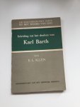 Barth, Karl (prof.dr.); (E.L. Allen) - Ineiding tot het denken van Karl Barth. De Souvereiniteit Gods en Het Woord Gods