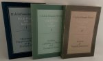 Fontaine Verwey, H. de la, - Uit de wereld van het boek: I. Humanisten, dwepers en rebellen in de zestiende eeuw; II. Drukkers, liefhebbers en piraten in de zeventiende eeuw; III. In en om de 'Vergulde Sonnewysser' [set 3 delen]