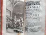 Swift, Jonathan??? - Voyages de Gulliver. (1727 2e druk boek 2 met deel 3 en 4)