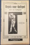 PROSPECTUS. - Prospectus Regels voor Golfspel, door een Golfspeler.