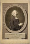 Christian Jakob Schlotterbeck (1757-1811) after Johann Friedrich August Tischbein (1750-1812) - Antique portrait print I Preacher Antonius Kuyper, published 1794, 1 p.